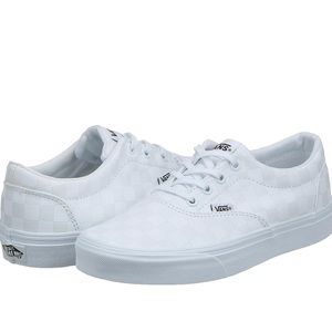 Men’s Doheny white checkered Vans